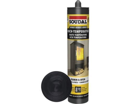 Soudal hochtemperaturbeständige Dichtmasse für Kamin und Ofen