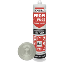 Soudal Profi Fuge Hybrid-Polymer Dichtstoffkartusche mit Fugenabdichtungsbeispiel