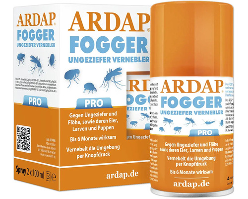 ARDAP Fogger Schädlingsbekämpfungsspray, 2 mal 100 Milliliter Packung