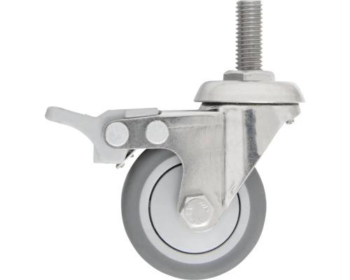 Lenkrolle mit Feststeller und Gewindestift
