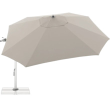 Rechteckiger Sonnenschirm mit Ständer