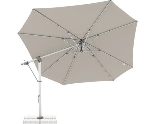 Schirm für den Außenbereich mit Kurbelmechanismus
