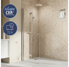 Begehbare Dusche mit Cer Plus Beschichtung und Lieferzeit von 72 Stunden