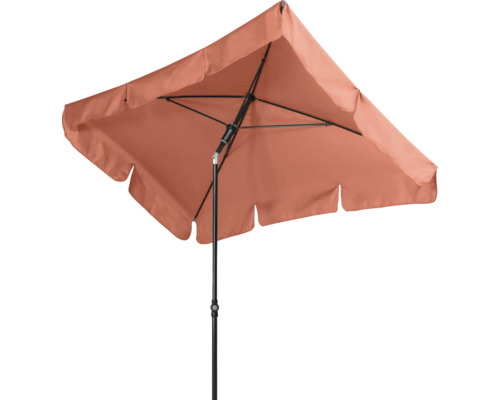 Quadratischer Gartenschirm mit Mittelmast