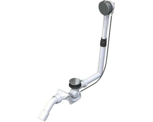 KALDEWEI Ab-und Überlaufgarnitur Comfort-Level Plus 4002 für Badewanne 1 1/2" x 50 mm verlängert chrom 687772340999 Badewannenablaufgarnitur mit Drehgriff