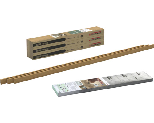 EGGER Laminatboden-Pakete, Sockelleisten und Dämmunterlage