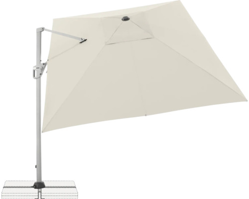 Freiarmschirm mit Ständer