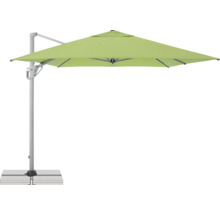 Freischwingender Sonnenschirm mit Sockel für den Außenbereich