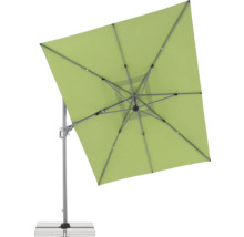 Quadratischer Ampelschirm mit Ständer