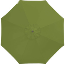 Ansicht von oben auf einen Sonnenschirm