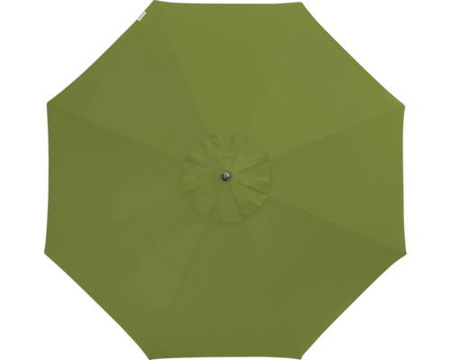 Ansicht von oben auf einen Sonnenschirm