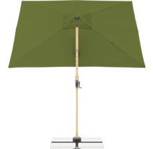 Rechteckiger Gartenschirm mit Holzständer