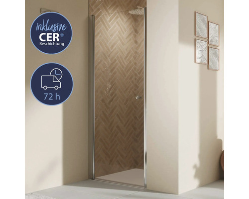 Duschkabine mit CER+ Beschichtung und Lieferzeit von 72 Stunden