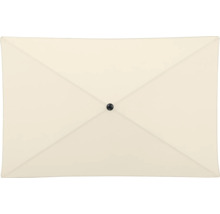 Rechteckiger Sonnenschirm von oben