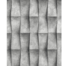 Graue Relief-Tapete mit Betonoptik
