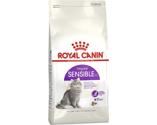 Katzenfutter trocken ROYAL CANIN Sensible 10 kg Royal Canin Sensible 33 Katzenfutter, regulär, für ausgewachsene Katzen mit empfindlicher Verdauung