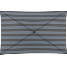 Rechteckiger Sonnenschirm mit Streifenmuster