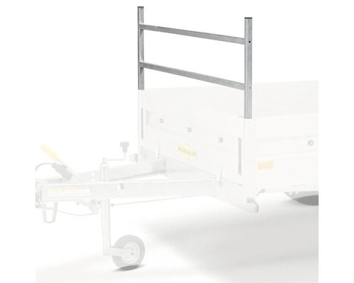 Nutzfahrzeuganhänger Bordwanderhöhung aus Metall