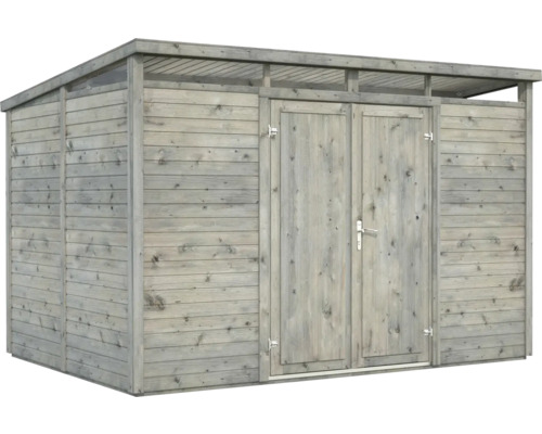 Gartenhaus aus Holz mit Doppeltür