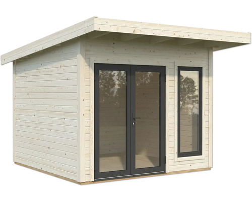 Gartenhaus aus Holz mit Doppeltür und Fenster