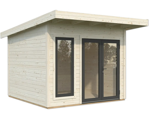 Gartenhaus aus Holz mit Fenster und Doppeltür