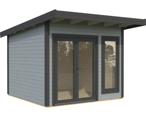 Gartenhaus aus Holz mit Doppeltür und Fenster