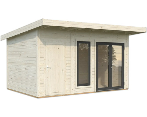 Gartenhaus aus Holz mit Tür und Fenster