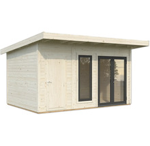 Gartenhaus aus Holz mit Tür und Fenster