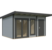 Gartenhaus mit Doppeltür, Fenster und Seitentür