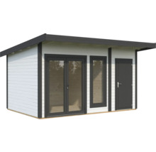 Gartenhaus mit Doppeltür, Fenster und Seitentür