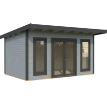 Gartenhaus mit Fenstern und Doppeltür