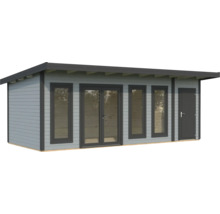 Gartenhaus mit Fenstern und Tür