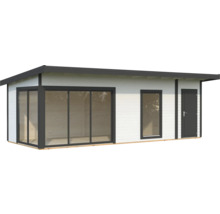 Gartenhaus mit Fenster und Tür