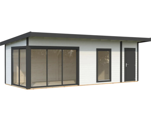 Gartenhaus mit Fenster und Tür