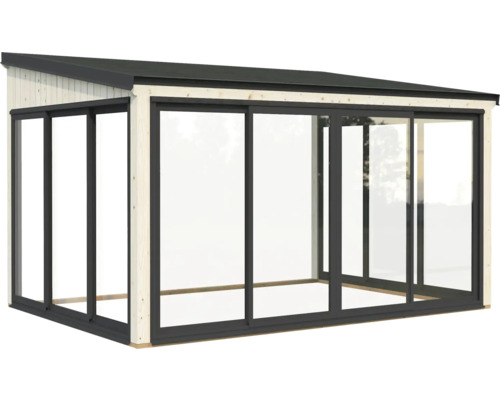 Holz Gartenhaus mit Schiebetüren