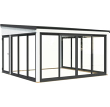 Freistehender Pavillon mit Schiebetüren für den Garten