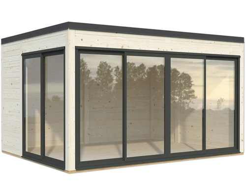 Gartenhaus mit Schiebetüren