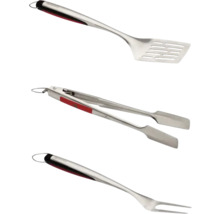 Grillbesteck-Set bestehend aus Wender, Zange und Gabel