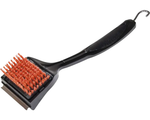 Grillbürste mit Schaber und Griff