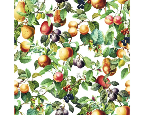 Illustration von Früchten und Blättern, geeignet als Tapete oder Stoffmuster