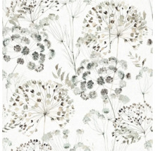 Tapete mit floralem Aquarellmuster
