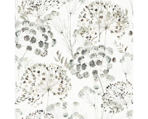 Tapete mit floralem Aquarellmuster