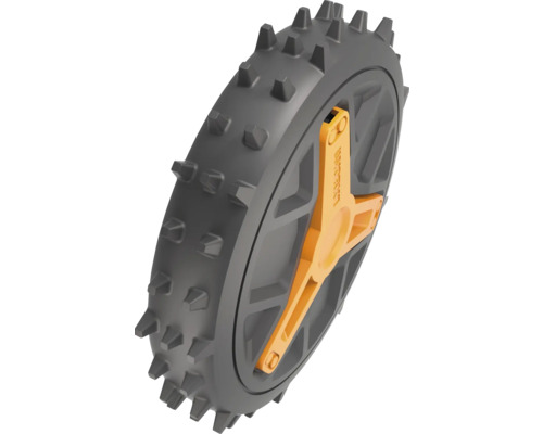 Rad mit Stollenprofil und Speichen