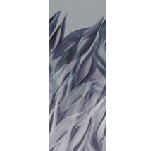 Abstrakte Illustration von länglichen Blattformen.