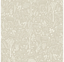 Tapete mit Waldtiermuster