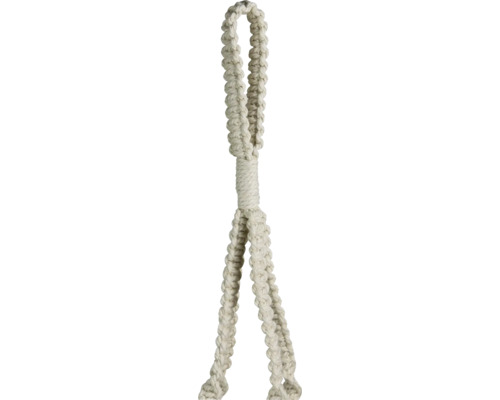 Pflanzenampel aus geflochtener Kordel