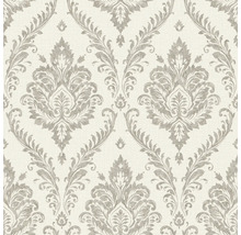Tapete mit floralem Damastmuster