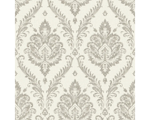 Tapete mit floralem Damastmuster