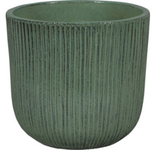 Blumentopf mit vertikalen Rillen