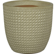 Keramik Blumentopf mit Punktmuster
